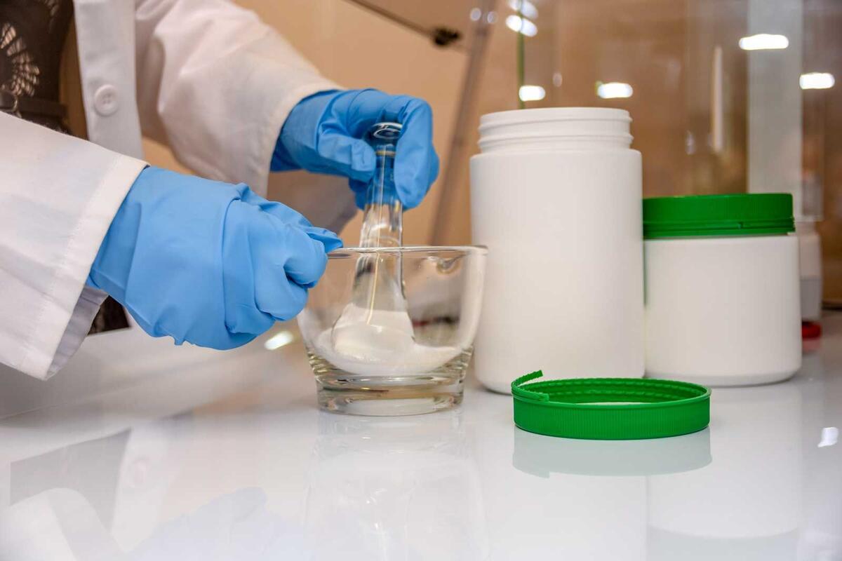 Mortar and pestle used for compounding custom medications